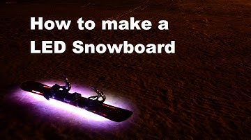 Tutorial: How to make a DIY RGB LED Snowboard with Arduino, Powerbank and WS2812B leds