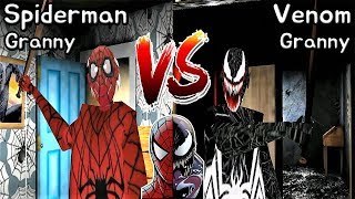 Spiderman Granny vs Venom Granny || Marvel Hero Mod Battle || Horror Game - 스파이더맨 그래니 vs 베놈 그래니 배틀 screenshot 3