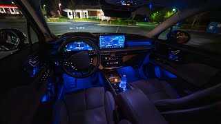 👉2023 Lincoln Corsair AT NIGHT -- Interior & Exterior Lights + Night Drive