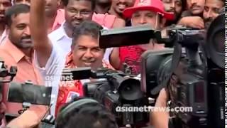 Saji Cheriyan's success celebration | Chengannur by-poll result 2018