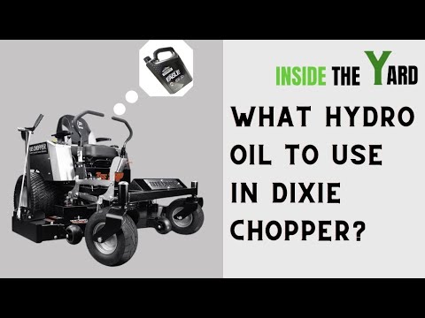 [MUST KNOW]  What Hydro Oil To Use In Dixie Chopper?