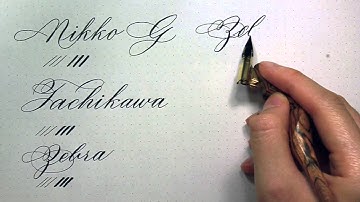 Calligraphy Nib Reviews: G Nibs