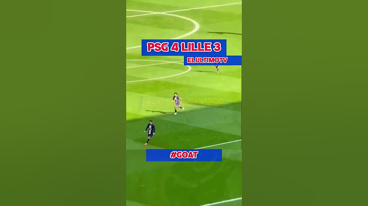 GOL AGONICO Y VICTORIA AGONICA DE LA MANO DE #MESSI - #GOLAZO - #PSG 4 #LILLE 3 - #goat #tirolibre