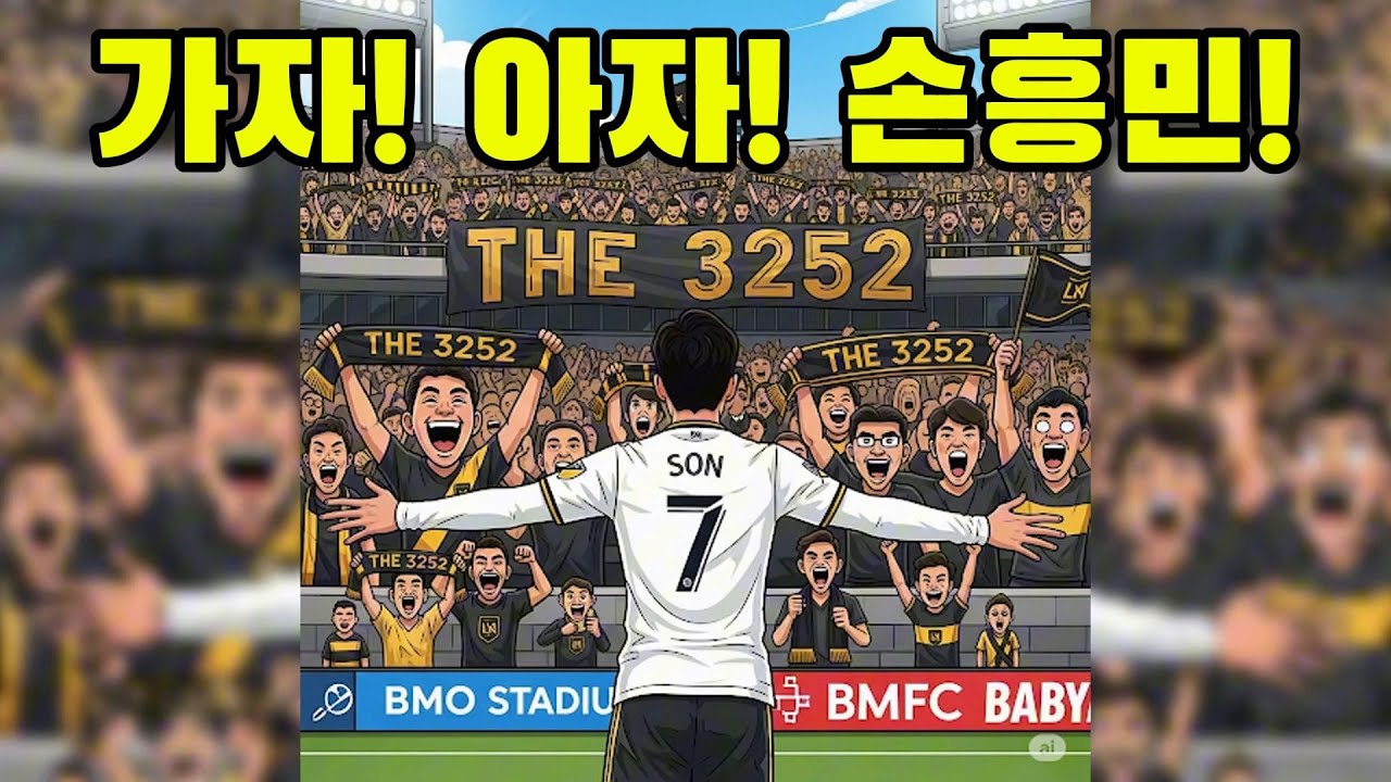 [응원가] 가자! 아자! 손흥민! | LAFC 원정 경기 애니메이션 팬송