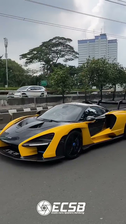 MCLAREN SENNA Hypercar keren ngebut di Jakarta, Indonesia! 🚀🔊🔊 #shorts