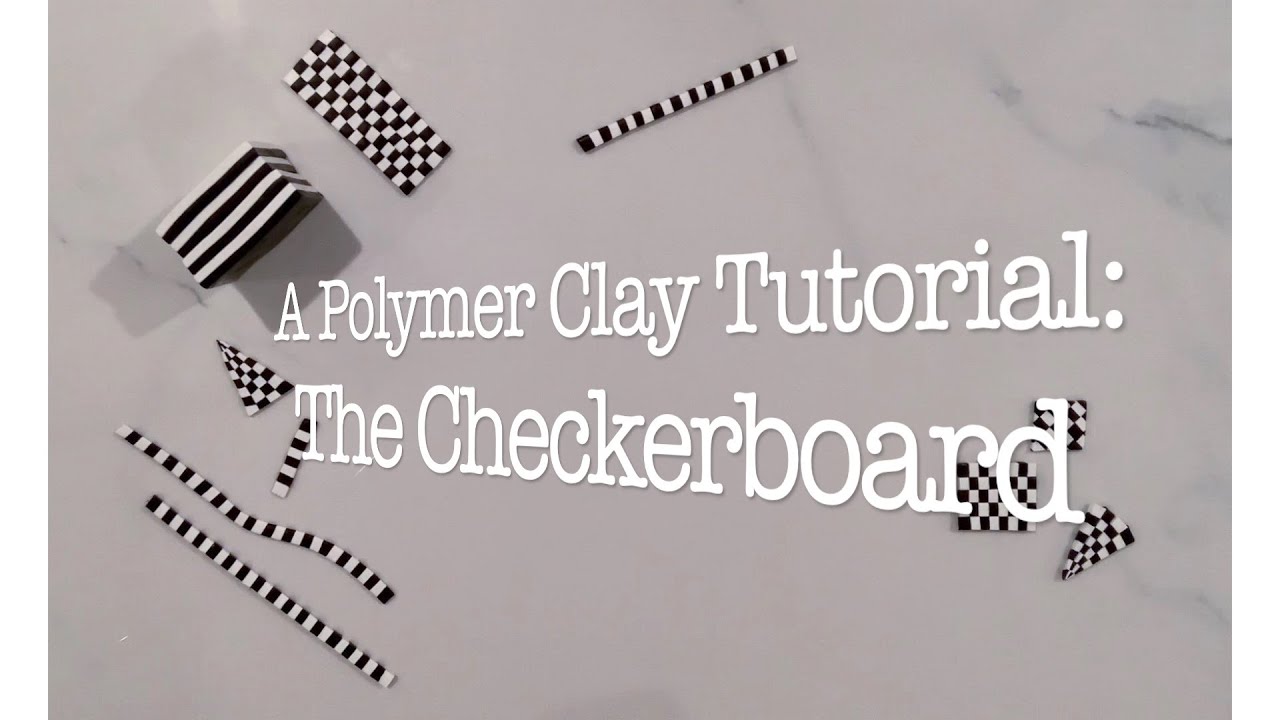 Мастер-класс по лепке из полимерной глины: шахматная доска.
