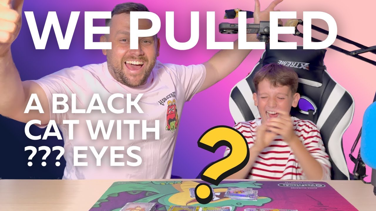 Ripping a Blaster Box & Pulling a Very Very Very Very Lucky Black with ??? Eyes! 