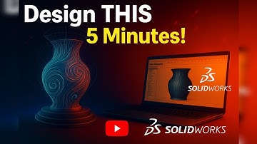 🔥 Master SolidWorks: Design a 3D-Printable Spiral Vase (Full Tutorial in 5 Min!)