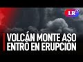 Japón: el impactante momento en que volcán Monte Aso entra en erupción