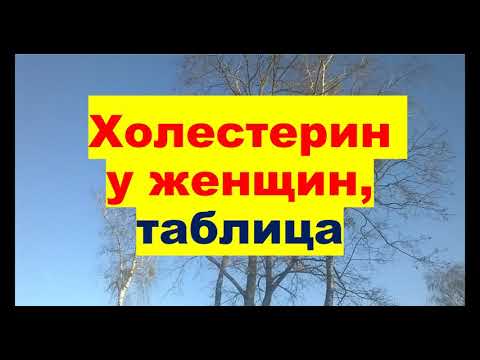 Холестерин у женщин всех возрастов в виде таблицы. Холестерин норма? или не очень?