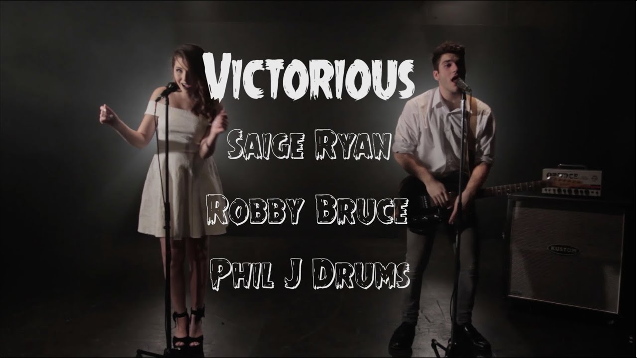Victorious - Panic! At The Disco (Cover) Saige Ryan - Robby Bruce - Phil J Drums - Why hello! Thanks so much for watching our cover of Victorious. I'm a massive P!ATD fan, so I had so much fun with this one. Plus mega fun collaboration stuff! 