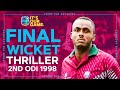 Final wicket thriller  classic match highlights  windies v england 1998