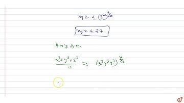 If  `x. y, z` are positive real numbers such that  `x^2+y^2+z^2=27,` then `x^3+y^3+z^3` has