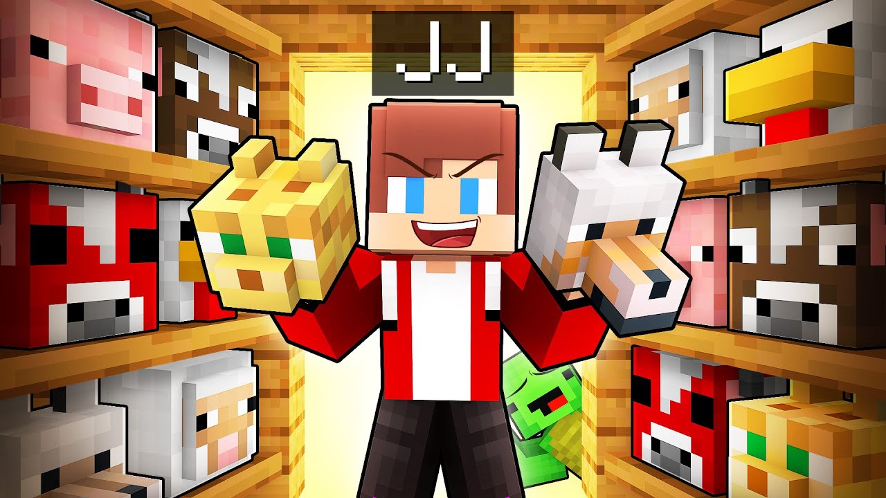 JJ BECAME ANY ANIMAL to Troll Mikey in Minecraft (Maizen)