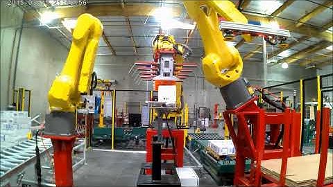 Robotic Box Folding and Palletizing