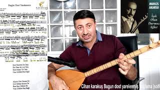 Bu Gün Dost Yarelenmiş Bağlama Ve Nota Solfej
