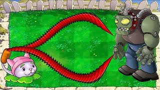 99999 Cattail vs Squash vs 99 Giga Gargantuar Plants vs Zombies