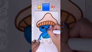 🐱+🟦+🍄=⁉️  #shorts #emojis #emojichallenge #viral #trending #smurfcat #howtodraw #satisfying #fyp screenshot 4