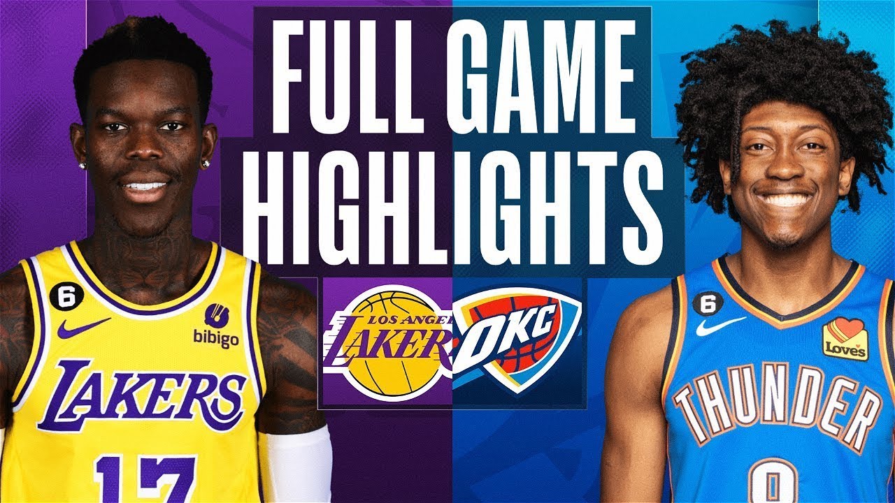 Los Angeles Lakers vs. Oklahoma City Thunder Full Game Highlights | Mar 1 |  2022-2023 NBA Season's Banner