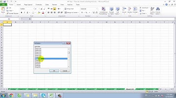 Thao tác với bảng tính trong excel 2010