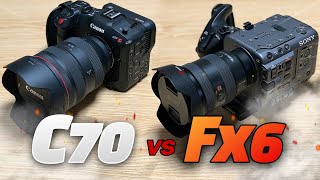 canon C70 vs sony FX6 비교 1탄