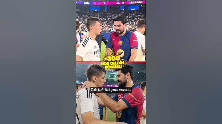 Real Madrid -Barcelona maaçı sonrası Arda ve İlkay arasında geçen diyalog #ardagüler #ilkaygundogan