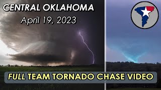 Chasing the Central Oklahoma Tornado Family of April 19, 2023 [4K] {ALL}