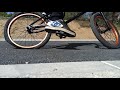 BMX drift, tire slide