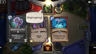 Hearthstone League Of Explorers Garrosh Use Eternium Rover To Deveat Giantfin