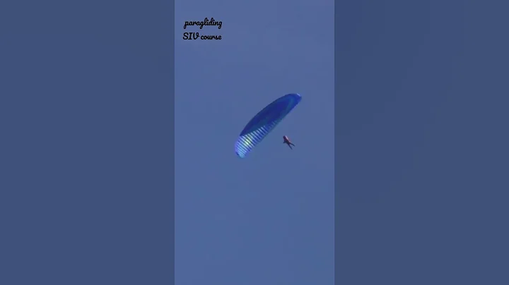 paragliding wing collapse