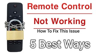 How To Unlock TV Remote Control Locked | Fix Remote Control Not Working