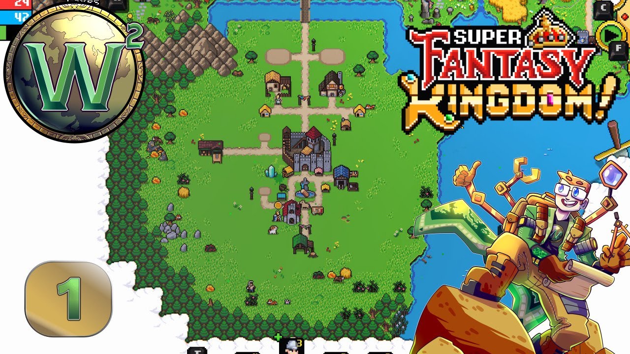 Супер Фэнтезийное Королевство — Ранний доступ — Сражения с монстрами — Давайте поиграем — Эпизод 1