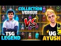 UG AYUSH COLLECTION VS TSG LEGEND COLLECTION 🤯❤️ - Garena Free Fire