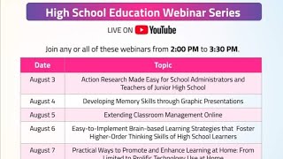 VIBAL WEBINAR UPDATE (AUGUST 03-07,2020)