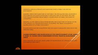 Criminal Law 2 Revised Penal Code Article 170 Falsification of Legislative Documents Update