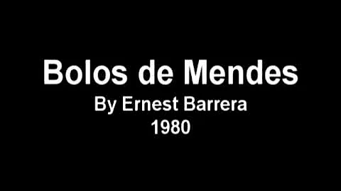 Bolos de Mendes - Ernest Barrera