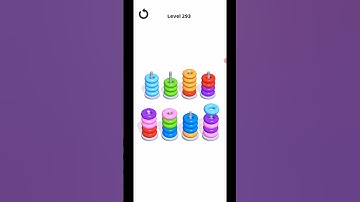 Hoop Stack Level 293 WalkThrough Solution Gameplay