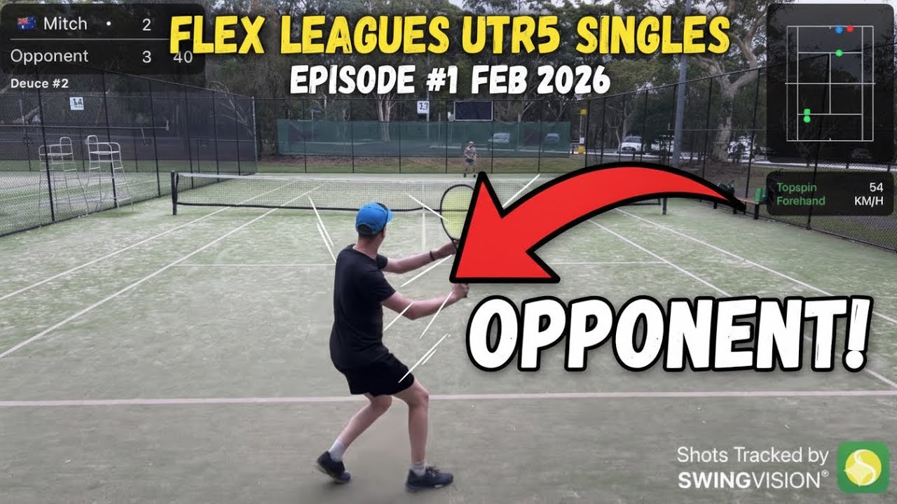 UTR 5 Singles Comp | Tennis Flex Leagues Sydney | Feb 2026 - Episode 1