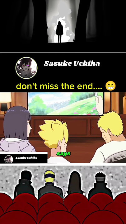Naruto squad reaction on hinata x Boruto 😁😁😁