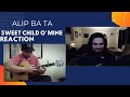 Alip Ba Ta - Sweet Child O&#39; Mine Cover (Reaction Video)