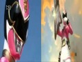 Tensou Sentai Goseiger Vs Power Rangers Megaforce Morph Henshin Comparison