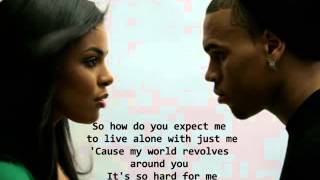 Jordin Sparks Feat Chris Brown   No Air Lyrics HQ