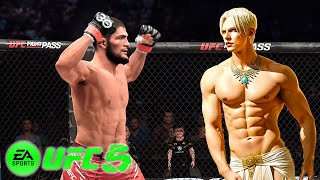 Khabib Nurmagomedov vs. God of Musclesr (EA sports UFC 5)