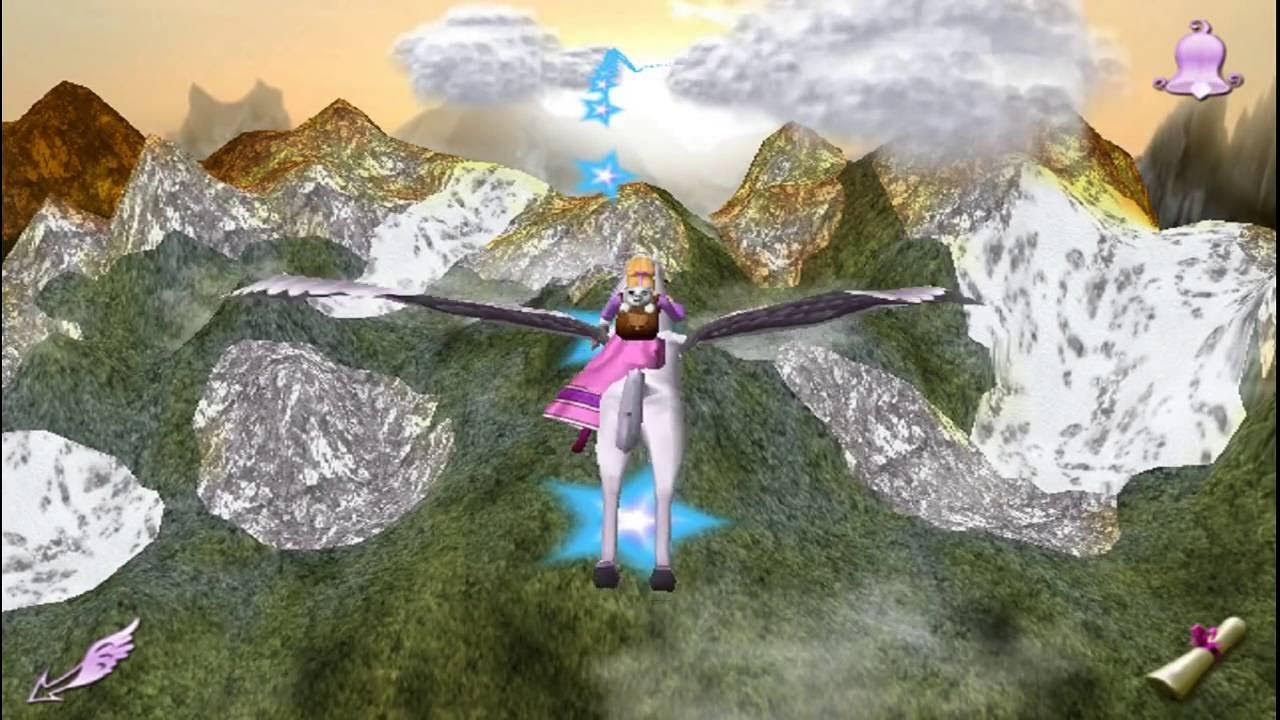 Игра - Барби и волшебство Пегаса. Все уровни подряд - YouTube