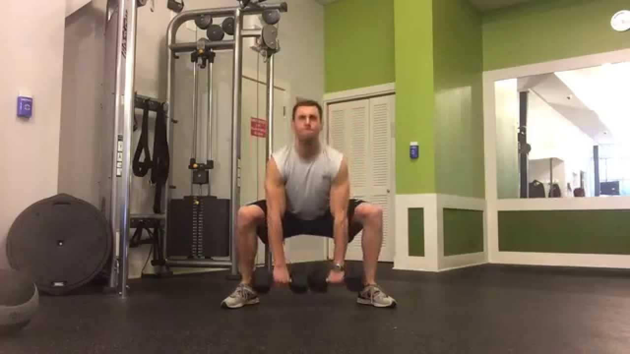 Dumbbell Sumo Deadlift High Pull Online Personal Trainer YouTube