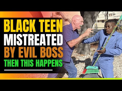 Billionaire Saves Black Teen From Awful Boss.