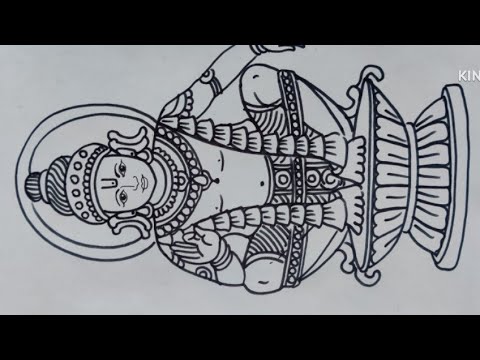 Swamy Ayyappan | Elephant head drawing, Book art drawings, Buddha art  drawing