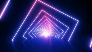 Square Shaped Blue Purple Vj Seamless Loop Tunnel Animation Background Video Only 1080 Hd