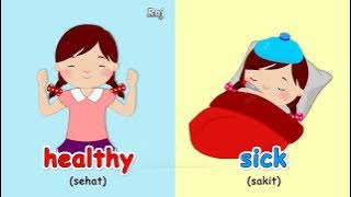 Belajar Bahasa Inggris Opposite Words Part 2 (Lawan Kata Bagian 2)