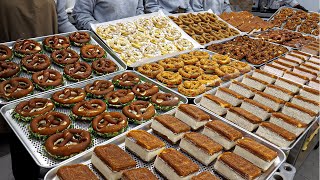 Korea Street Food Tour! bakery master video(baking food) - Korean street food \/ 대한민국 대표 빵맛집 브라우터